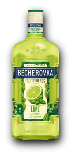 Becherovka Lime & Basil 20% 0,5L