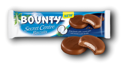 Bounty Secret Centre Biscuits 132 g