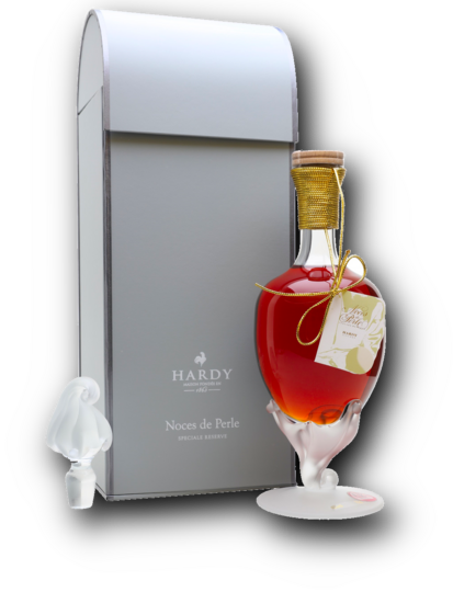 Hardy Noces de Perle Crystal Decanter 40% 0,7L