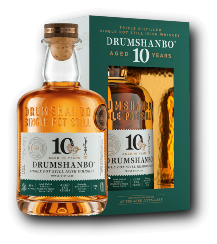 Drumshanbo Single Pot Still 10YO Irish Whiskey 43% 0,7L