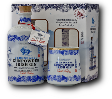 Drumshanbo Gunpowder Irish Gin + 1 Kerámia pohárral 43% 0,7L