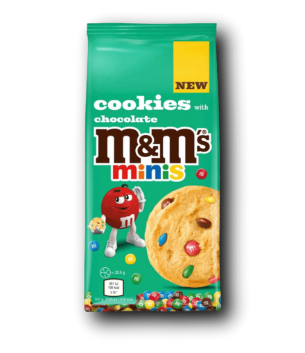 m&m's cookies minis 180 g
