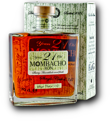 Mombacho 21YO Single Cask N°. 747 Sherry Amontillado Wood Finish 40% 0,7L