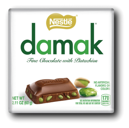 Nestlé Damak Milk Chocolate with Pistachio 60 g