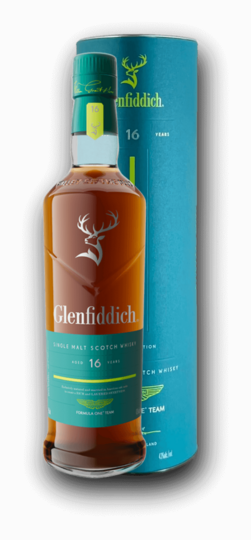 Glenfiddich 16YO F1 Team Aston Martin 43% 0,7L