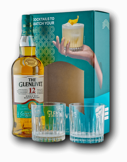 The Glenlivet 12YO + 2 Pohárral 40% 0,7L