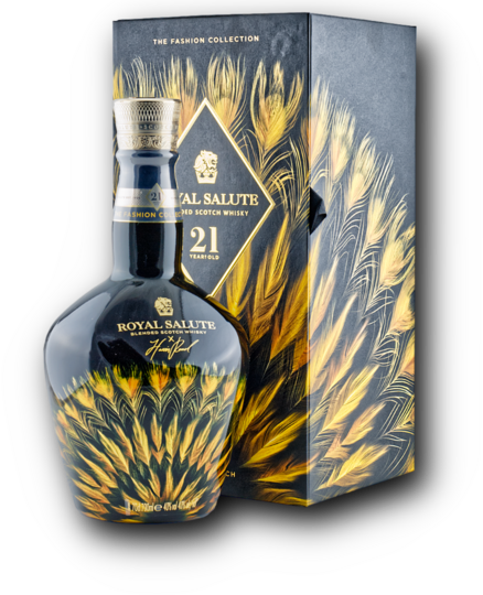 Royal Salute 21YO The Fashion Collection Harris Reed Gold 40% 0,7L