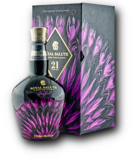 Royal Salute 21YO The Fashion Collection Harris Reed Purple 40% 0,7L
