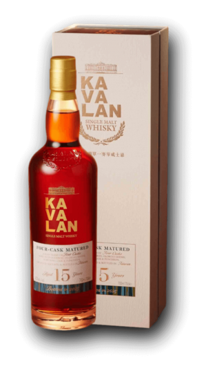 Kavalan 15YO Four Cask Matured 43% 0,7L